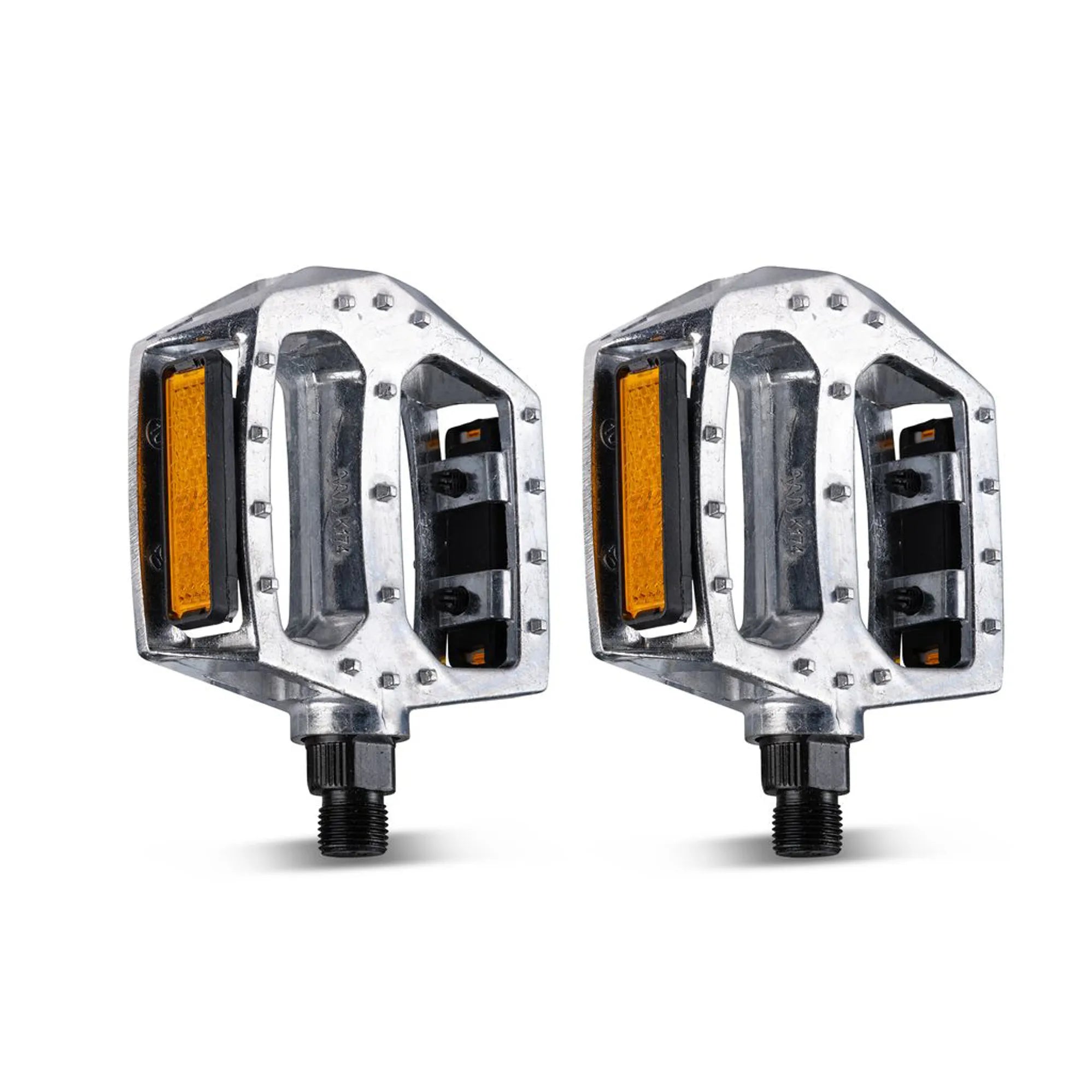 Silver Aluminium Urban Bike Pedals K174