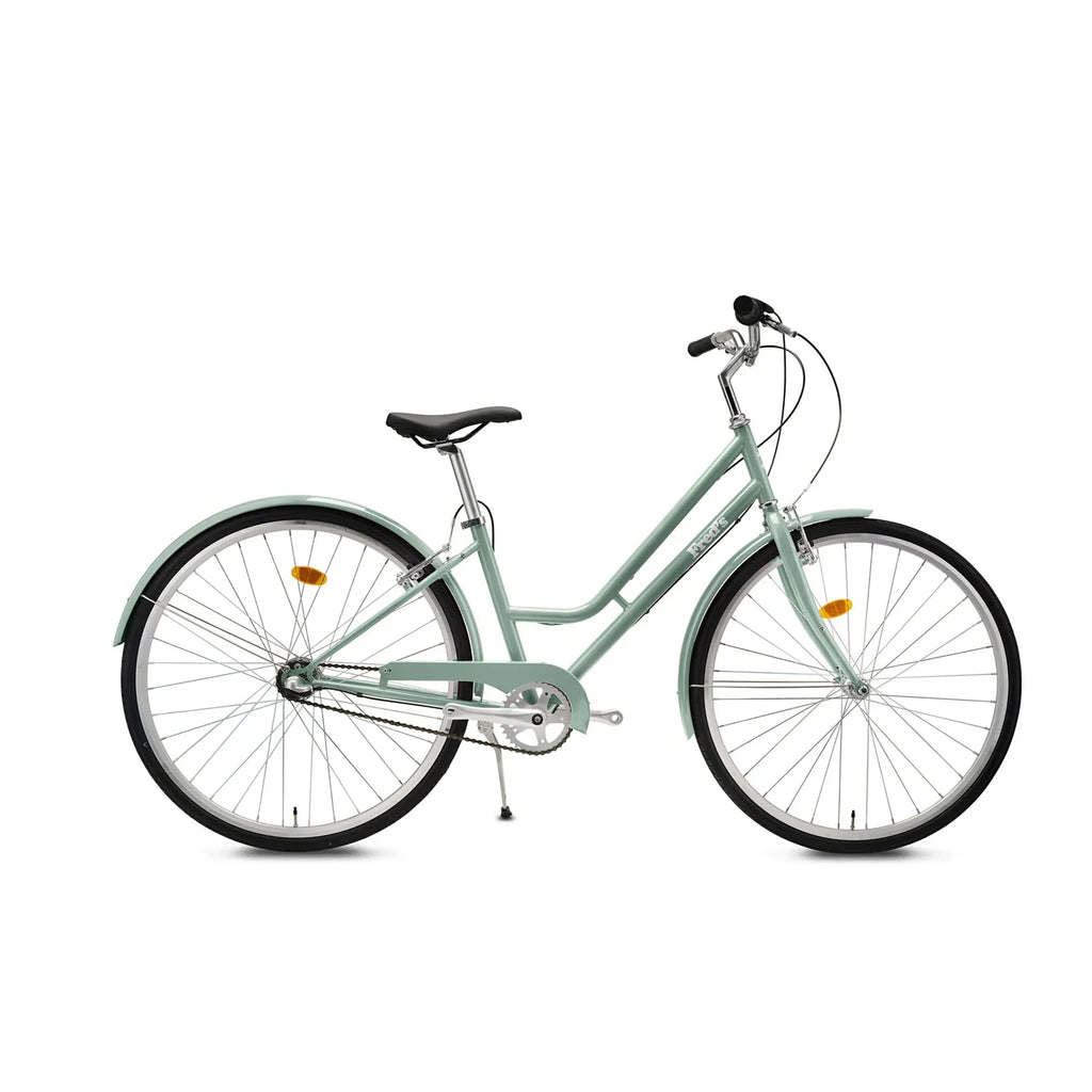 The Duchess Step-Through Ladies Geared Retro Bike - Duck Egg Blue