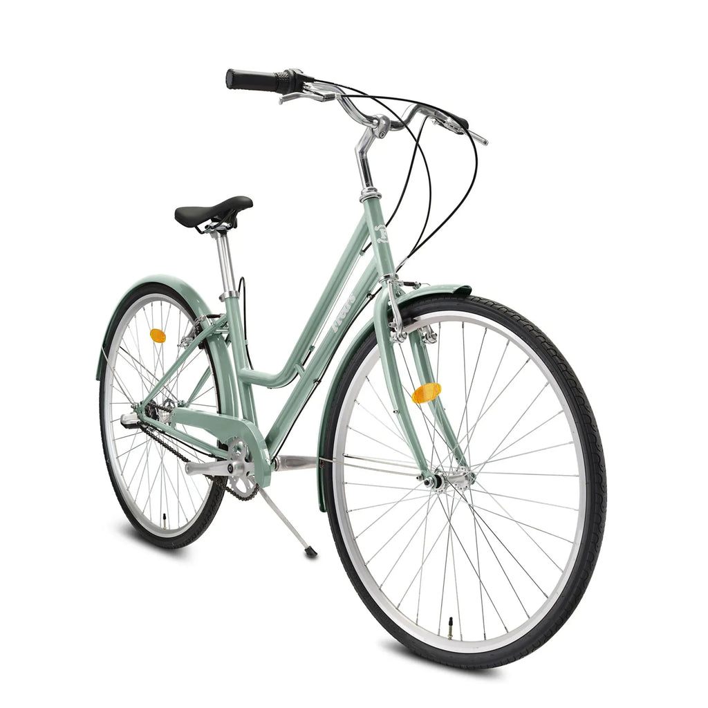 The Duchess Step-Through Ladies Geared Retro Bike - Duck Egg Blue