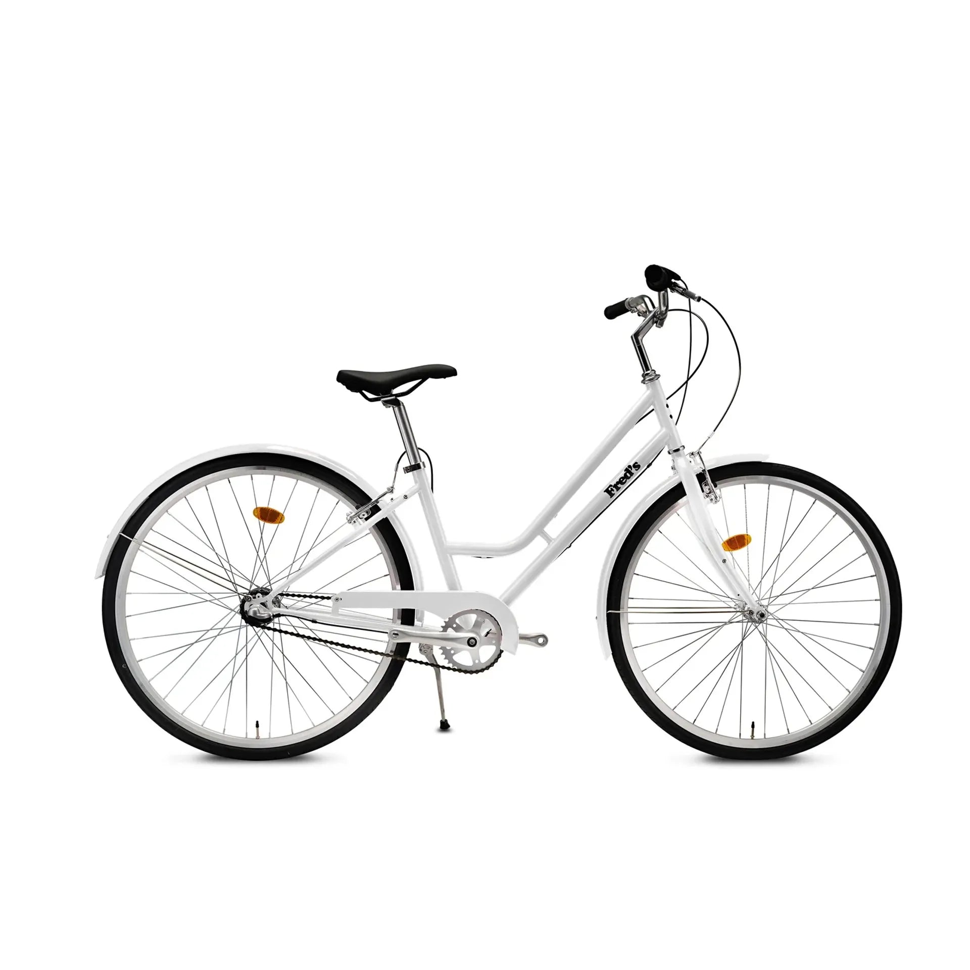 The Duchess Step-Through Ladies Geared Retro Bike - Snow White