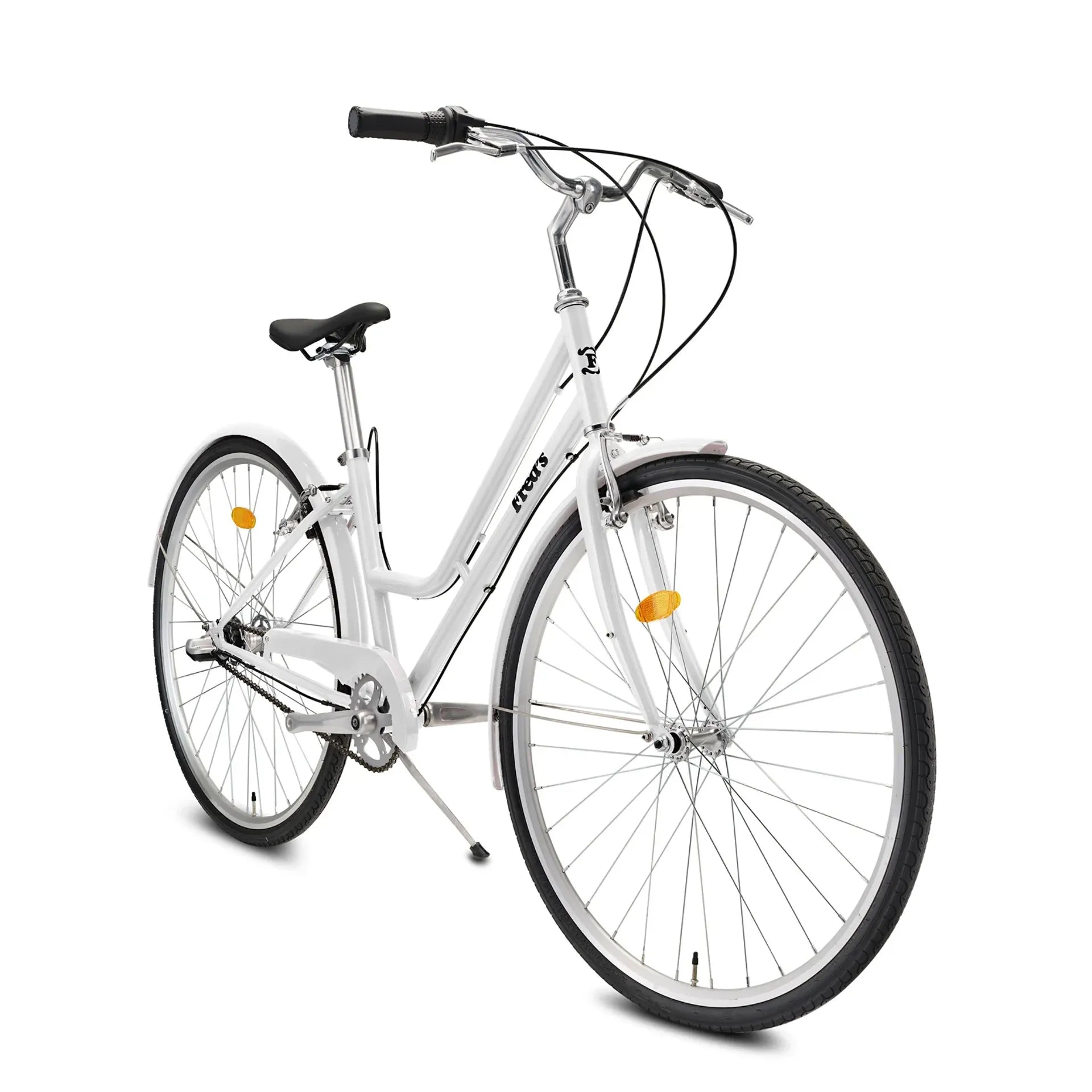 The Duchess Step-Through Ladies Geared Retro Bike - Snow White